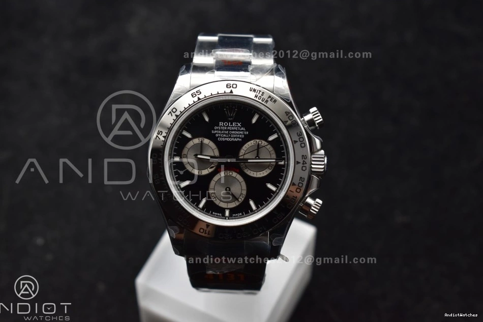 Black V QF 1:1 Edition Bracelet Silver on Dial 126509 SH4131 Classic Daytona 794 Best SS 0509